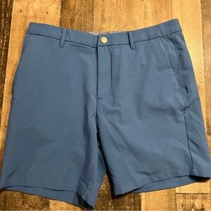 Bonobos Men's Flat Front Shorts in Deep Blue sz 33 new no tags